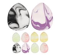 minkissy Lot De 10 Mini Éponges De Maquillage Douces En Forme De Larme Pour Le Visage Applicateur Sec/Fond De Teint Estompeur Doux Compact Portable
