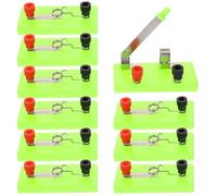 minkissy Lot de 10 Socles de Lampe à Vis Miniatures pour Expériences de Physique, Supports Pédagogiques pour Circuits Électriques, Bases Légères Adaptées à L’enseignement en Primaire