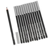 minkissy Lot De 12 Crayons Eye-liner Noirs À Pointe Fine Pour Femme Longue Tenue Et Doux Pour La Peau