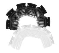 minkissy Lot De 12 Pinces à Bigoudis Chauffantes Plastiques Petites Et Isolantes, Clips Coiffure Multifonction Pour Femmes Et Filles, Protection Thermique, Usage Maison Et Voyage