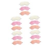 minkissy Lot de 15 masques pour les yeux en peluche pour soirée pyjama, fournitures de fête pour filles, masque décoratif pour les yeux à la tombée de la nuit