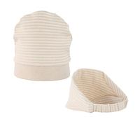 minkissy Lot de 2 Bonnets de Confinement en Coton, Coupe Simple, Coupe-vent et Respirants, pour Garder la Tête Cheveux Chaud Après L’accouchement