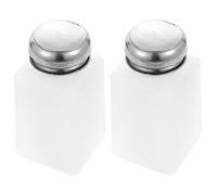 minkissy Lot De 2 Bouteilles Pompe Antistatique 200 Ml En Plastique Blanc Pour Liquide, Usage Professionnel Électronique Et Cosmétique, Sans Reflux Ni Pollution, Stockage Sécurisé