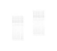 minkissy Lot de 2 Brosses à Paille en Acier Inoxydable pour Biberons Et Pailles Anti-rayures Faciles à Nettoyer Blanches 10 Pièces