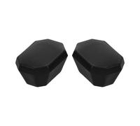 minkissy Lot de 2 Capuchons D’interrupteur pour Parapluie à Manche Long, Accessoires de Réparation Automatiques, Boutons de Remplacement Noirs pour Mécanisme Ouverture et Fermeture, Pièces