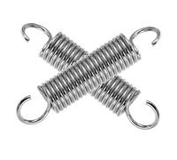 minkissy Lot de 2 Crochets à Ressort en Acier Robuste Crochet Fixe Pivotant, pour Chaise Suspendue, Hamac de Jardin et Balancelle, Support de Hamac Réglable, Usage Extérieur, Charge