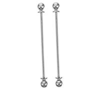 minkissy Lot de 2 Épingles à en pour Hommes Épingle à Cravate Accessoires de Costume et Compact pour Événements Formels et Tenues Décontractées