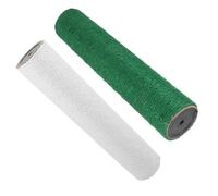 minkissy Lot de 2 Poteaux à Gratter pour Chat en Corde de Jute, 50 Cm de Hauteur, Diamètre 8 Cm, Vert et Blanc, Accessoire Intérieur pour Griffoir Domestique et Chaton à Usage Quotidien
