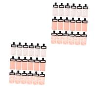 minkissy Lot De 2 Trousses De Toilette De Voyage Recharges De Shampoing Anti-fuite De Maquillage Liquide Contenants Compressibles Rechargeables De 90 Ml