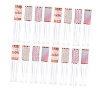 minkissy Lot De 20 Flacons De Gloss Rechargeables De 5 Ml Petits Tubes De Gloss Portables En Abs Tendance Pour Filles