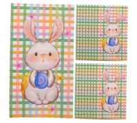 minkissy Lot De 20 Serviettes En Papier Jetables En Forme De Lapin Aquarelle Pour Déjeuner Dessert Dîner Anniversaire Fête Prénatale Pâques