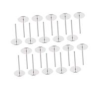 minkissy Lot De 200 Clous D'Oreilles Ronds En Argenté