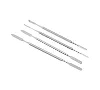 minkissy Lot De 3 Bâtonnets Cosmétiques En Acier Inoxydable Pour Mélanger Le Maquillage Pour Manucure Plats Faciles À Utiliser Et À Ranger 4 Pièces X 3