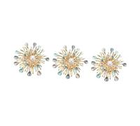 minkissy Lot De 3 Broches Décoratives En Perles En Alliage De Zinc Pour Femme Motif Tournesol Pour Bouquet De Mariée Taille