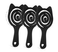 minkissy Lot De 3 Brosses De Toilettage Pour Chats Peigne De Massage Pour Le Cuir Chevelu Brosse À Cheveux Pour Chatons
