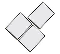 minkissy Lot de 3 Couvertures de Menu Transparentes A4 en Pvc, Protège-recettes Lavables et Légères Coins Dorés Décoratifs, pour Restaurants, Bars et Banquets, Protège Carte des Vins