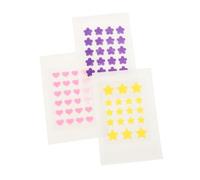 minkissy Lot De 3 Patchs Hydrocolloïdes En Forme De Cœur Pour Une Rapide Des Imperfections