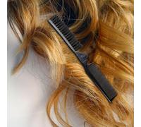 minkissy Lot de 3 Peignes Pliables Double Face en Plastique ABS - Peigne de Poche Compact et Portable Couleurs Vert Foncé Rose Foncé et Noir - Brosse à Cheveux de Voyage Polyvalente pour