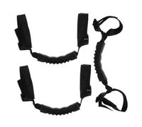 minkissy Lot de 3 Poignées de Maintien pour Passagers Voiture en Pvc et Pp, Design Compact Antichoc, Maximisant L'espace Intérieur, pour Déplacements Professionnels et Voyages en Famille