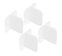 minkissy Lot de 4 Clips de Stabilisation Adhésifs Antidérapants pour Parc à Bébé Base de Fixation en Plastique Blanc Accessoires de Sécurité pour Maintien Sol Compatible Parc de Jeu