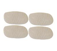 minkissy Lot de 4 Coussinets de Chevalet en Cuir de Mouton pour Violoncelle Grand Format Accessoires pour Violoncelle Protection Anti-Bourdonnement Compatibles Cordes pour Musiciens en