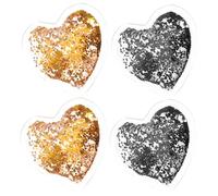 minkissy Lot De 4 Coussinets Rafraîchissants En Gel Pour Les Yeux En Forme De Cœur