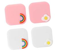 minkissy Lot De 4 Étuis De Rangement pour Lentilles Matériau Robuste Design Simple pour Un Usage Quotidien pour Les Voyages Et Les Activités De Plein Air