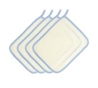 minkissy Lot De 4 Lingettes Nettoyantes Pour Le Corps Et Le Visage Serviette De Bain Double Face En Luffa Gommage De Exfoliant Pour Femmes Et Hommes Exfoliant De Bain Et De Réutilisable Et Portable
