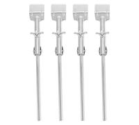 minkissy Lot de 4 Pinces Métalliques en Fer pour Tubes à Essai, Serrage-tubes Réglables Compactes, Accessoires Essentiels pour Équipement Expérimental en Laboratoire