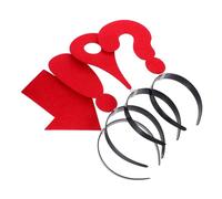 minkissy Lot De 4 -têtes Avec Flèches, Point D'exclamation, Point D'interrogation, Symbole Créatif, Pour Fête, Festival, Concert, Groupe De Soutien