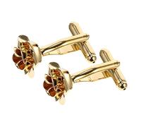 minkissy Lot De 5 Paires De Boutons De Manchette En Forme De Rose Pour Homme Accessoire De Costume Idéal Pour Un Smoking Un Mariage Ou Un Garçon D'Honneur Boutons De Manchette En