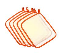 minkissy Lot De 5 Serviettes Exfoliantes Pour Le Visage En Nylon Pour Le Bain Le Visage Et Et Faciles À Nettoyer