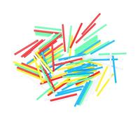 minkissy Lot de 50 Bâtonnets de Calcul Colorés 6Cm pour Garçon et Filles Jouets Éducatifs de Mathématiques Outils de Développement de L'Intelligence pour L'Apprentissage Comptage