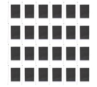 minkissy Lot de 50 Mini Drapeaux Noirs Simples à Main en Polyester et Plastique, Résistants la Décoloration, Décorations Portables pour Fête DIY et Événements Scolaires