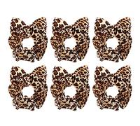 minkissy Lot De 6 À Cheveux Imprimés Léopard Pour Femmes Accessoires Pour Cheveux Avec Oreilles D'animaux