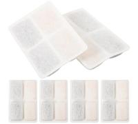 minkissy Lot de 6 filtres distributeurs d'eau pour chien - Filtre pour distributeur d'eau - Filtre pour fontaine à chat - Filtre carré - Éponge filtrante - Vaisselle - Fontaine à boire - Blanc