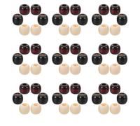 minkissy Lot de 60 Perles pour Tresses Dreadlocks en Matériau Léger, Grosses Perles à Trou de 8 Mm pour Bijoux Diy, Accessoires Cheveux pour Bracelets, Colliers et Projets Créatifs