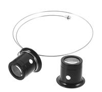 minkissy loupe de Lunettes grossissement Outils de réparation de Montres loupes résistant bijoutiers actualités œil loupe à Bandeau loupes Portables Regarder la loupe Anneau en Acier