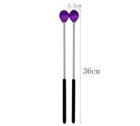 minkissy Maillets de Marimba pour Débutants Paire de Baguettes à Têtes en Laine Colorée Manche en Bois Légères et Confortables Instrument de Percussion pour Apprentissage et Pratique