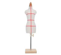 minkissy Mannequin de Couture Féminin Miniature 1/3 Base Stable et Hauteur Réglable pour Projets DIY et Affichage Professionnel en Classe