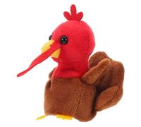 minkissy Marionnette à Doigts Dinde Réaliste Douce pour Garçon Fille de Scène Éducatif pour Contes et Jeux de Rôle Classe et Fêtes