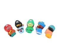 minkissy Marionnettes à Doigts de Pirate en Vinyle pour Garçon et Filles Jouets Éducatifs 1 Ensemble Pratique Interactif pour Parents et Garçon et Filles Activités de Conte de Fées