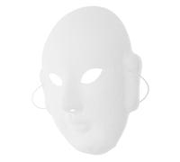 minkissy Masque Vierge Relief pour Projets Artistiques Diy Performances Théâtrales Costumes Halloween et Activités Parent
