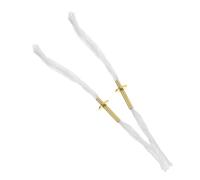 minkissy Mèches de Rechange pour Lampe à Pétrole Brûleur à Huile Rétro 2 Pièces Alliage Tube 12-14 Cm pour Lampes à Beurre