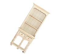 minkissy Meuble de Rangement à Deux Portes et Accessoire Décoratif pour Chambre et Salle à Manger de Maison Miniature