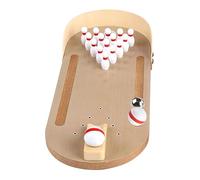 minkissy Mini Jeu de Bowling de Table Interactif pour Garçon Fille Éducatif Sûr et Compact pour Fête Garçon Fille Jeu Familial Intérieur et Extérieur