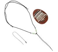 minkissy Mini Kalimba Touches Portable avec Corde Piano à Doigts Bois pour Débutants Garçon Fille et Adultes Instrument de Musique Facile à Jouer et Transporter