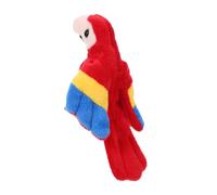 minkissy Mini Marionnette à Doigt Perroquet Réaliste Peluche Douce et Flexible pour Jeu Interactif Accessoire de Conte pour Garçon Fille et Anniversaire