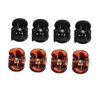 minkissy Mini Pinces À Cheveux 96 Pièces Couvre-chefs En Plastique Pour Femmes Et Filles Petits Cheveux Couleur Noir Et Café