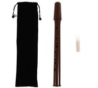 minkissy Mini Saxophone Portable Simple de Poche Couleur Café Paquet de Transport, Instrument de Musique Léger et Compact pour Débutants, Apprentissage et Présent Éducatif